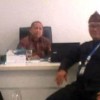 H. Dodo Wardah SE, Direktur Utama Bank Kuningan, didampingi Staffnya Arif Komara SE dan Ulan SE